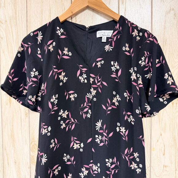 Signature by Robbie Bee Vintage Floral Jumpsuit - Picture 2 of 7